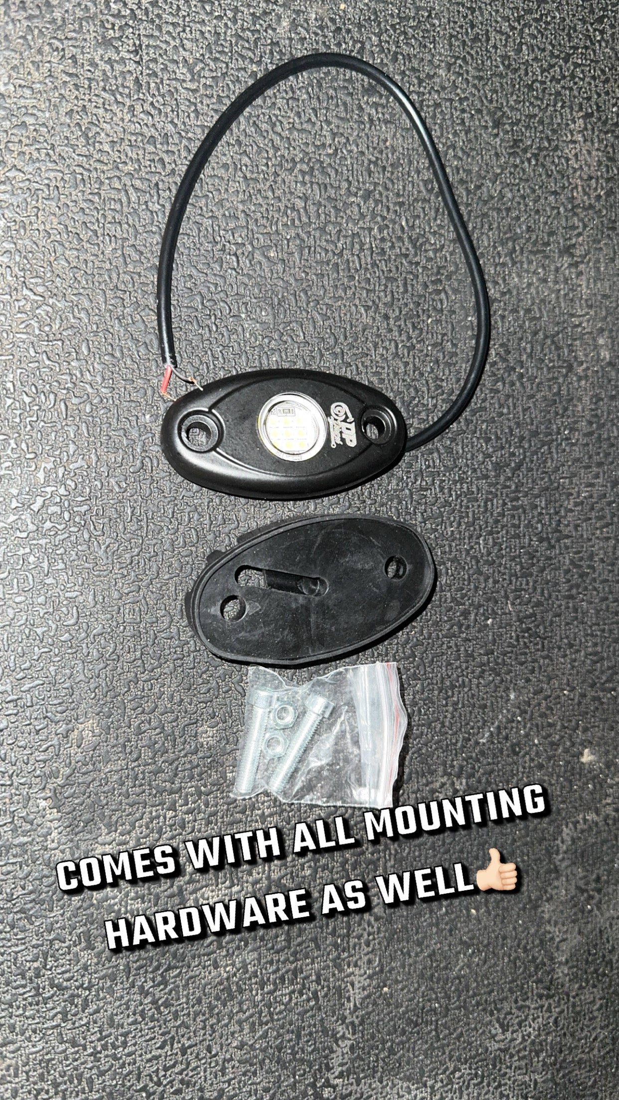 9 LED Rock Light - PURE WHITE