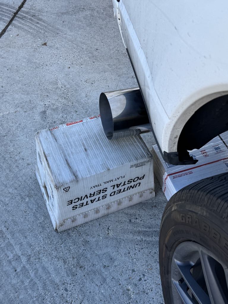 2011-2024 FORD 6.7 POLISHED STAINLESS 7" REAR SECTION - 90 DEGREE ANGLE