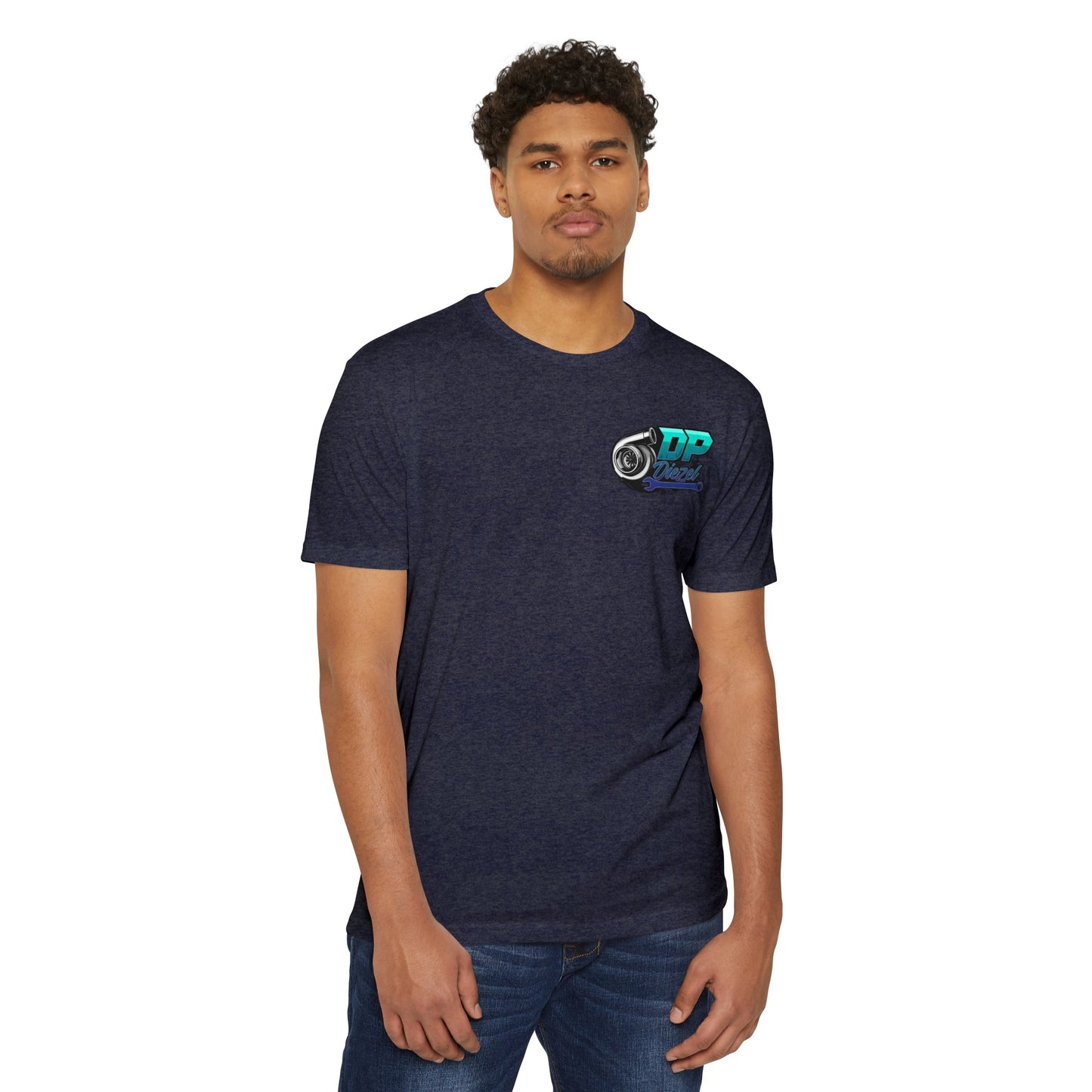 Unisex CVC Jersey T-shirt - Teal Logo