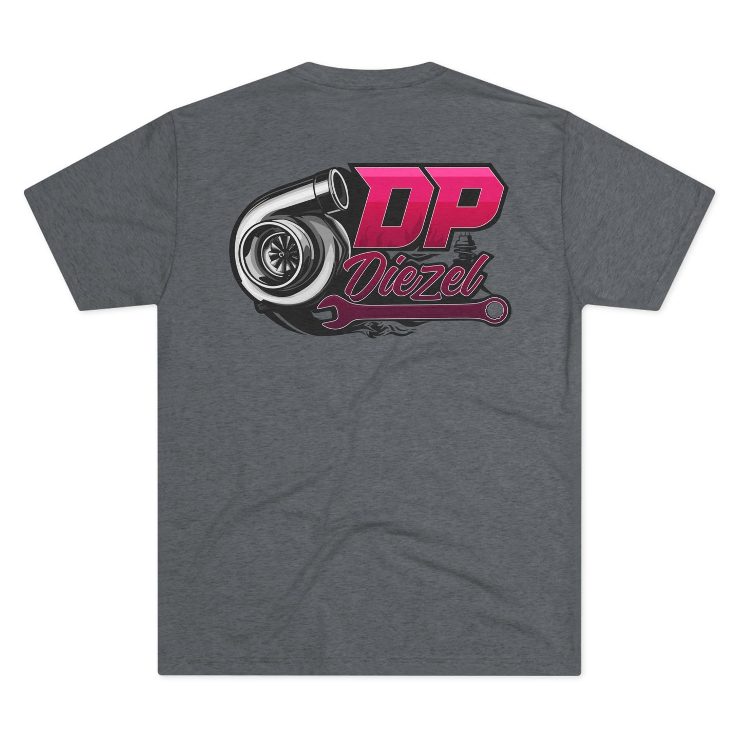 Unisex Tri-Blend Crew Tee - Pink