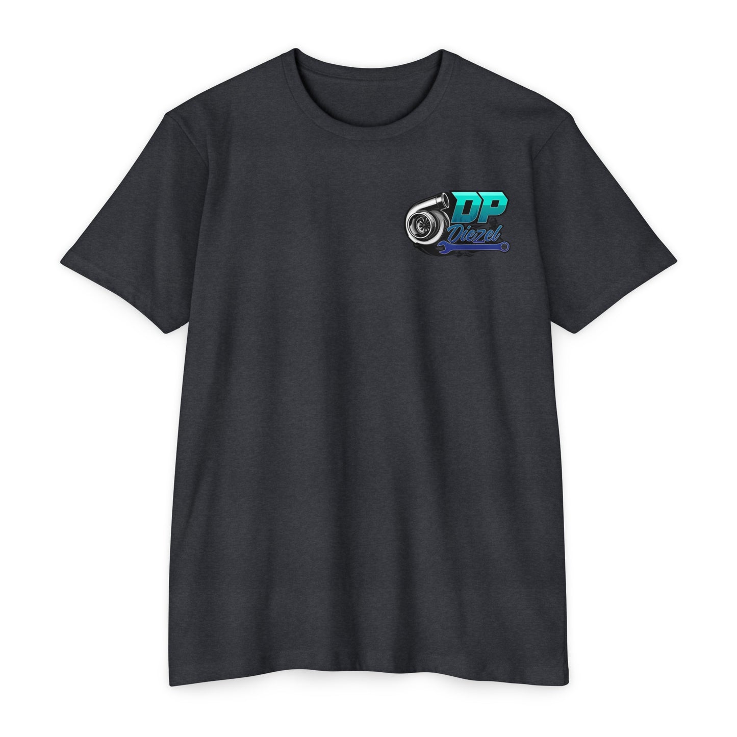 Unisex CVC Jersey T-shirt - Teal Logo