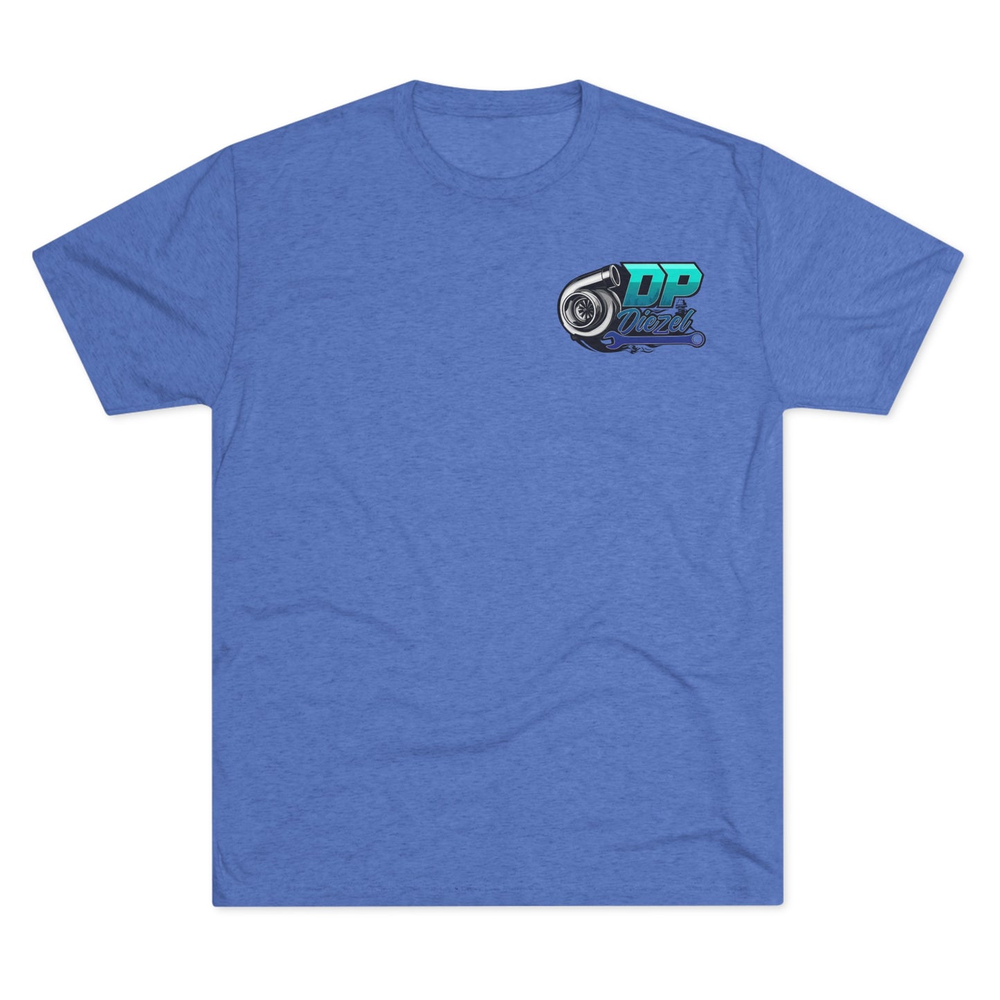 Unisex Tri-Blend Crew Tee - Teal Logo