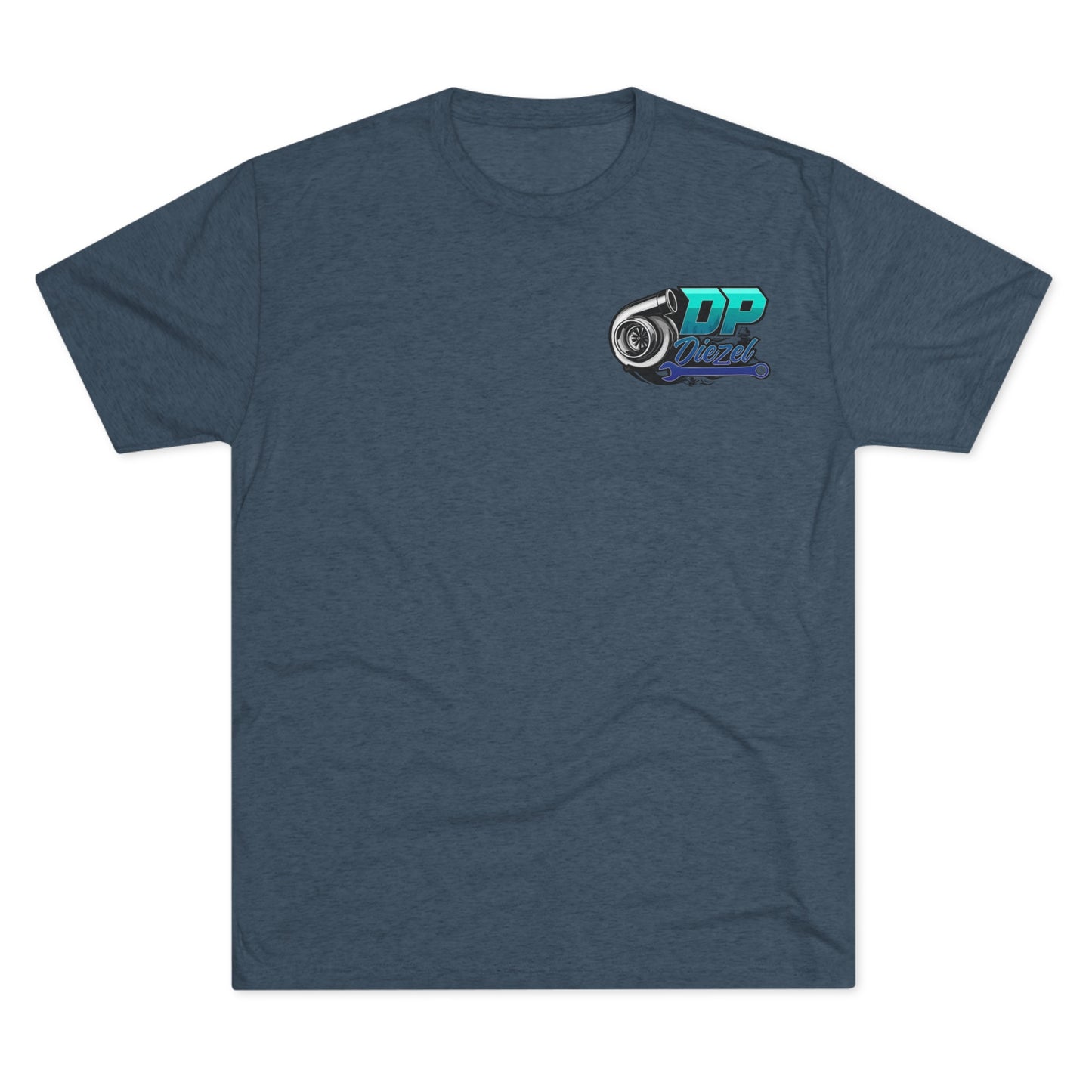 Unisex Tri-Blend Crew Tee - Teal Logo