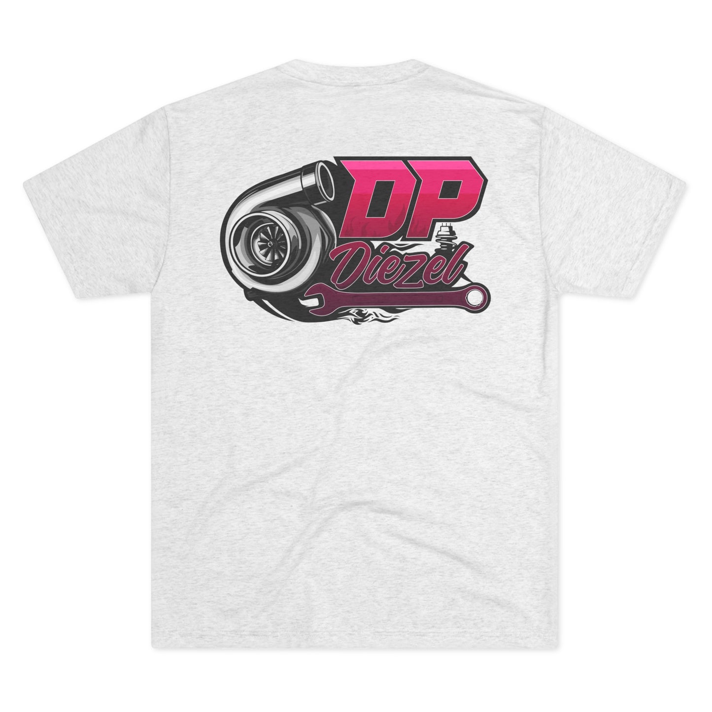 Unisex Tri-Blend Crew Tee - Pink