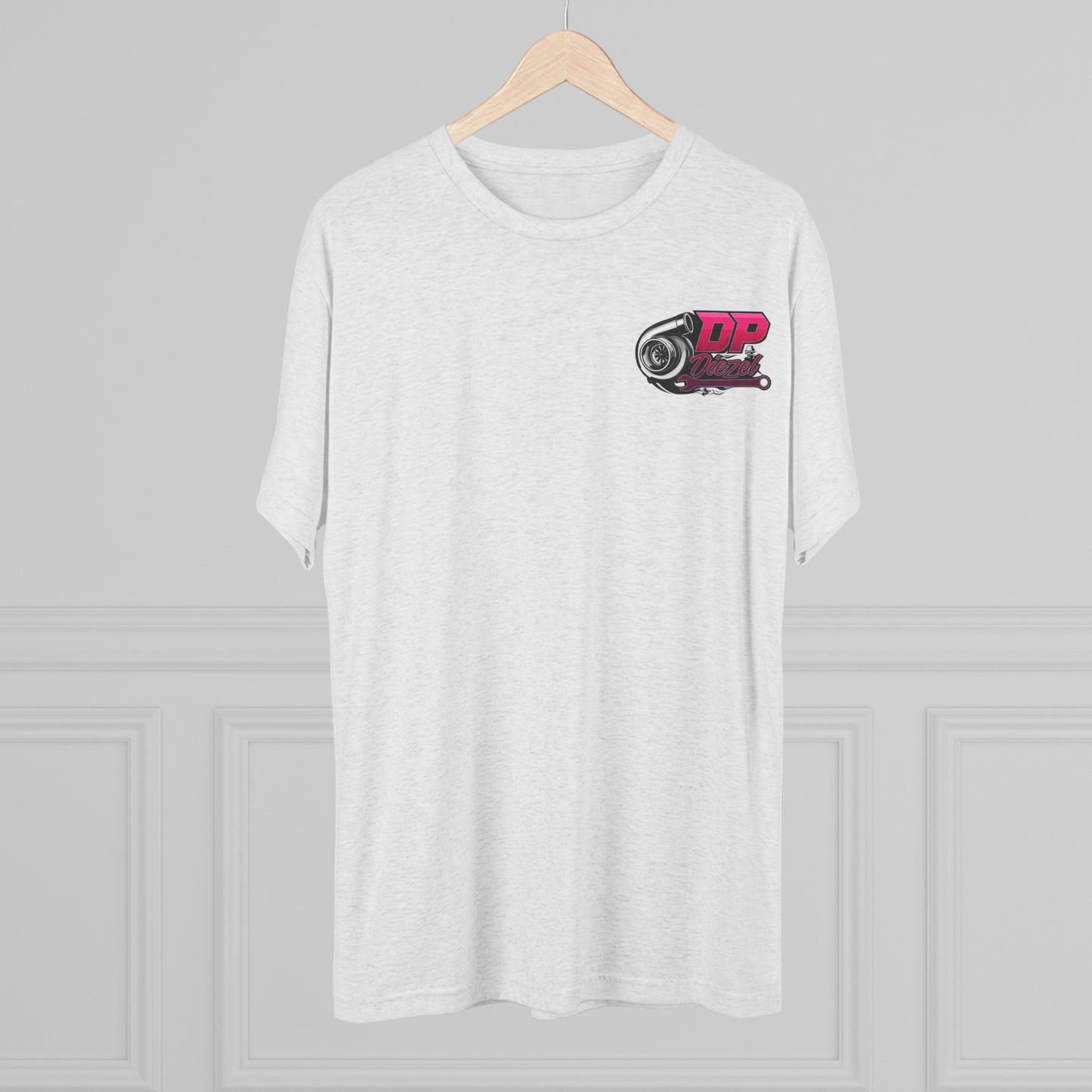 Unisex Tri-Blend Crew Tee - Pink