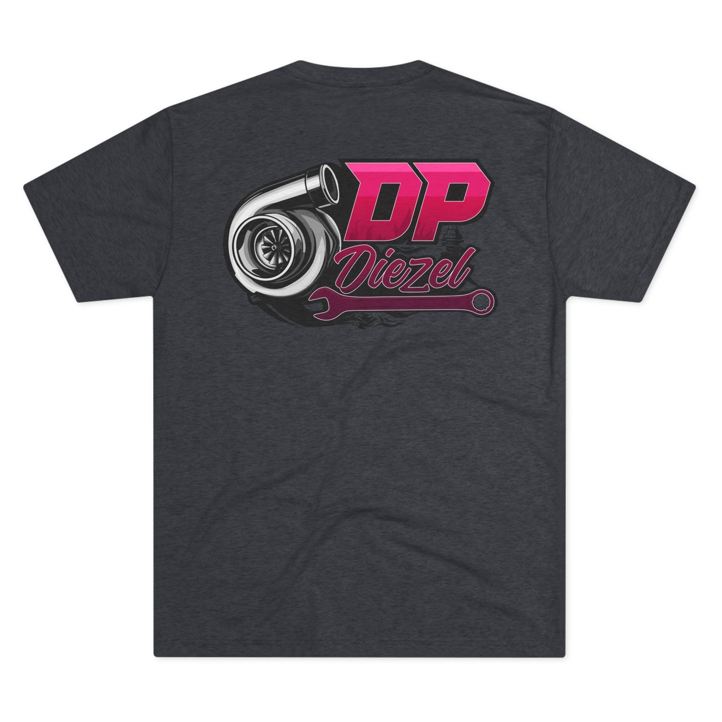 Unisex Tri-Blend Crew Tee - Pink