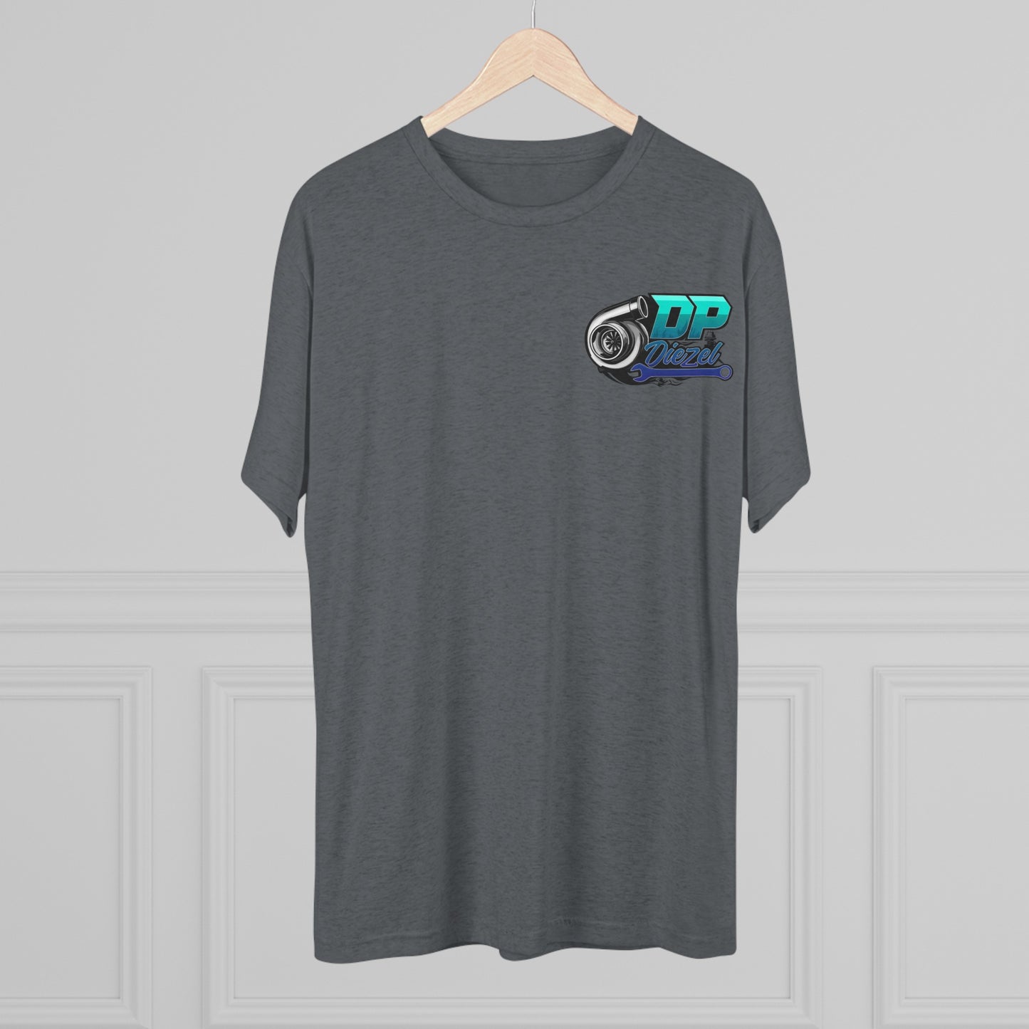 Unisex Tri-Blend Crew Tee - Teal Logo