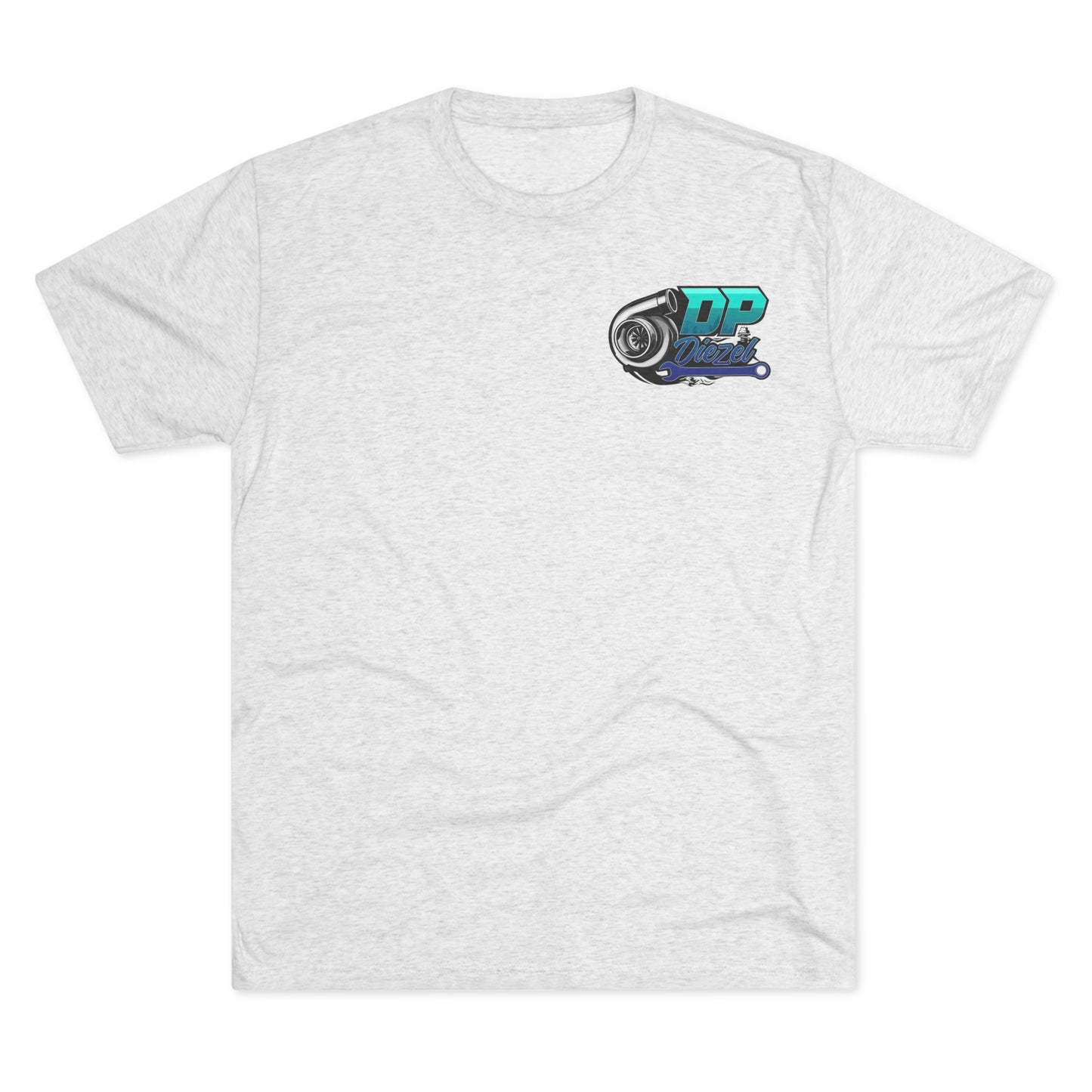 Unisex Tri-Blend Crew Tee - Teal Logo