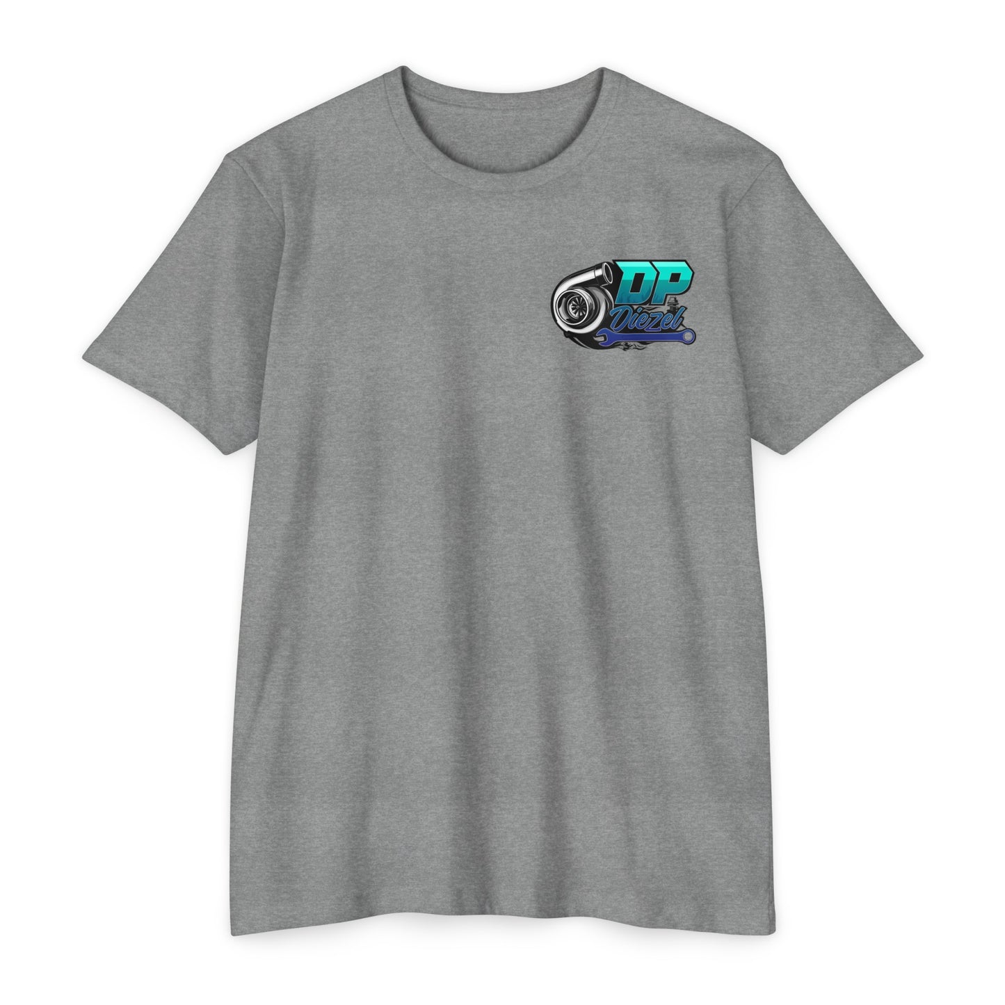 Unisex CVC Jersey T-shirt - Teal Logo