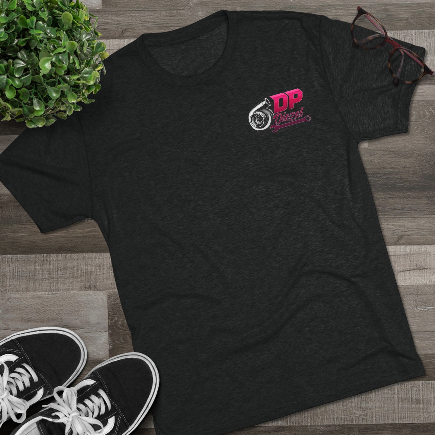 Unisex Tri-Blend Crew Tee - Pink