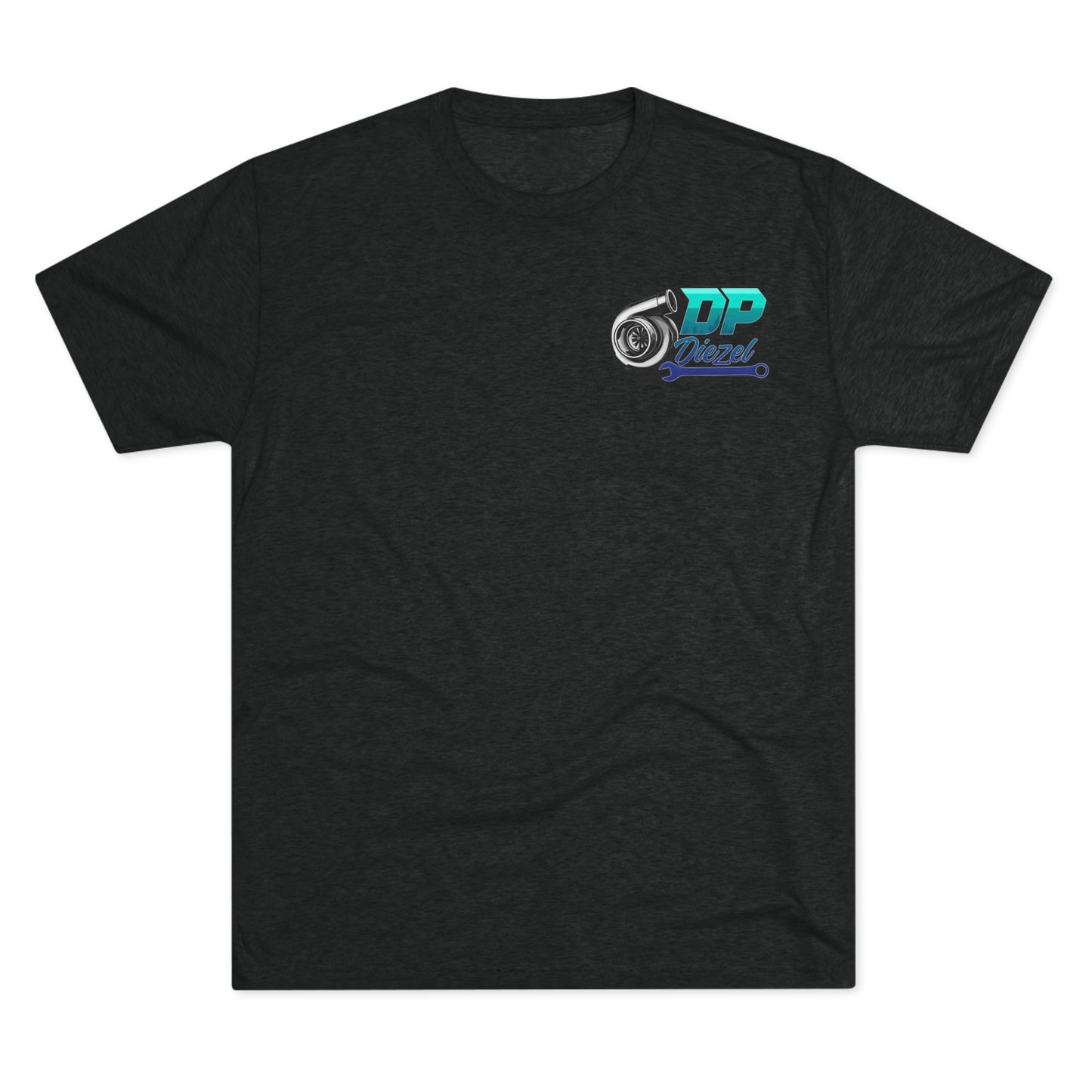 Unisex Tri-Blend Crew Tee - Teal Logo