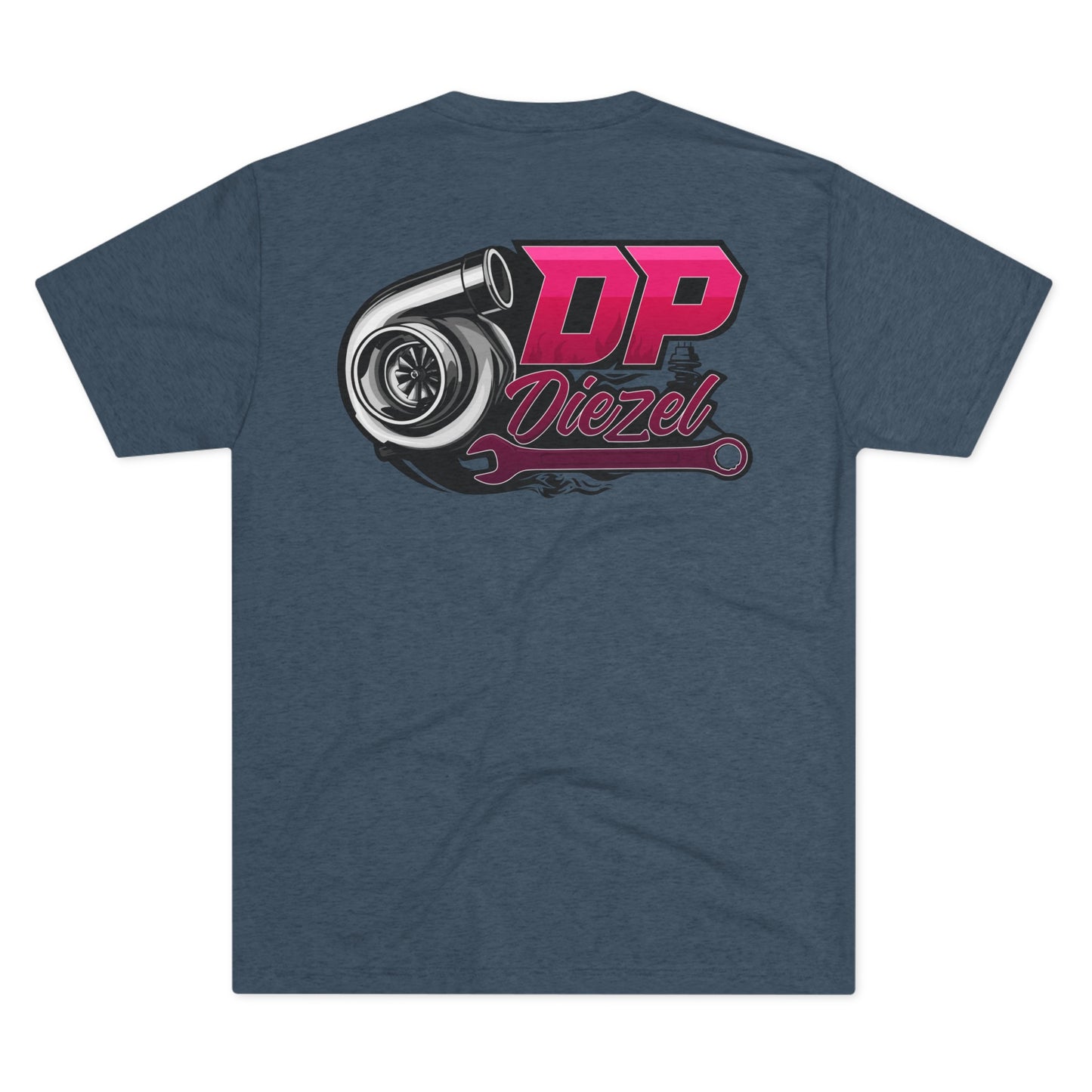 Unisex Tri-Blend Crew Tee - Pink