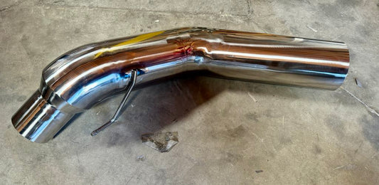 2011-2024 FORD 6.7 POLISHED STAINLESS 7" REAR SECTION - STOCK ANGLE